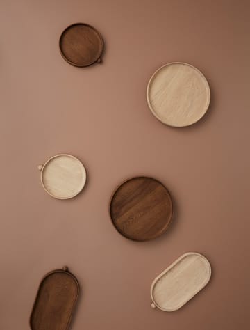 Vassoio in legno Inka 18x38 cm - Dark - OYOY