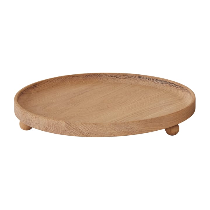 Vassoio in legno Inka rotondo Ø 30 cm, Naturale OYOY