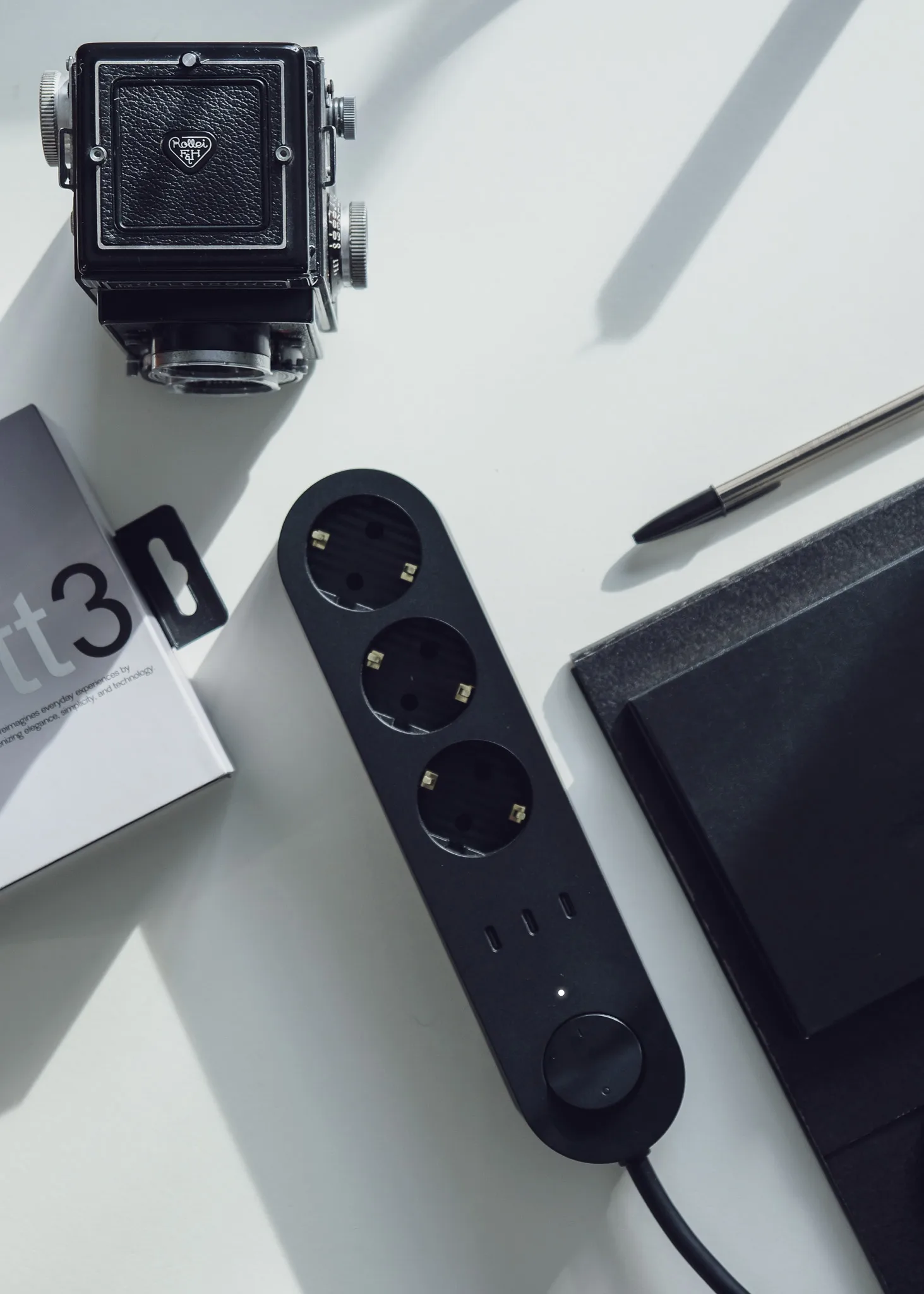 Alma Power Bar multipresa, Midwinter black palett3