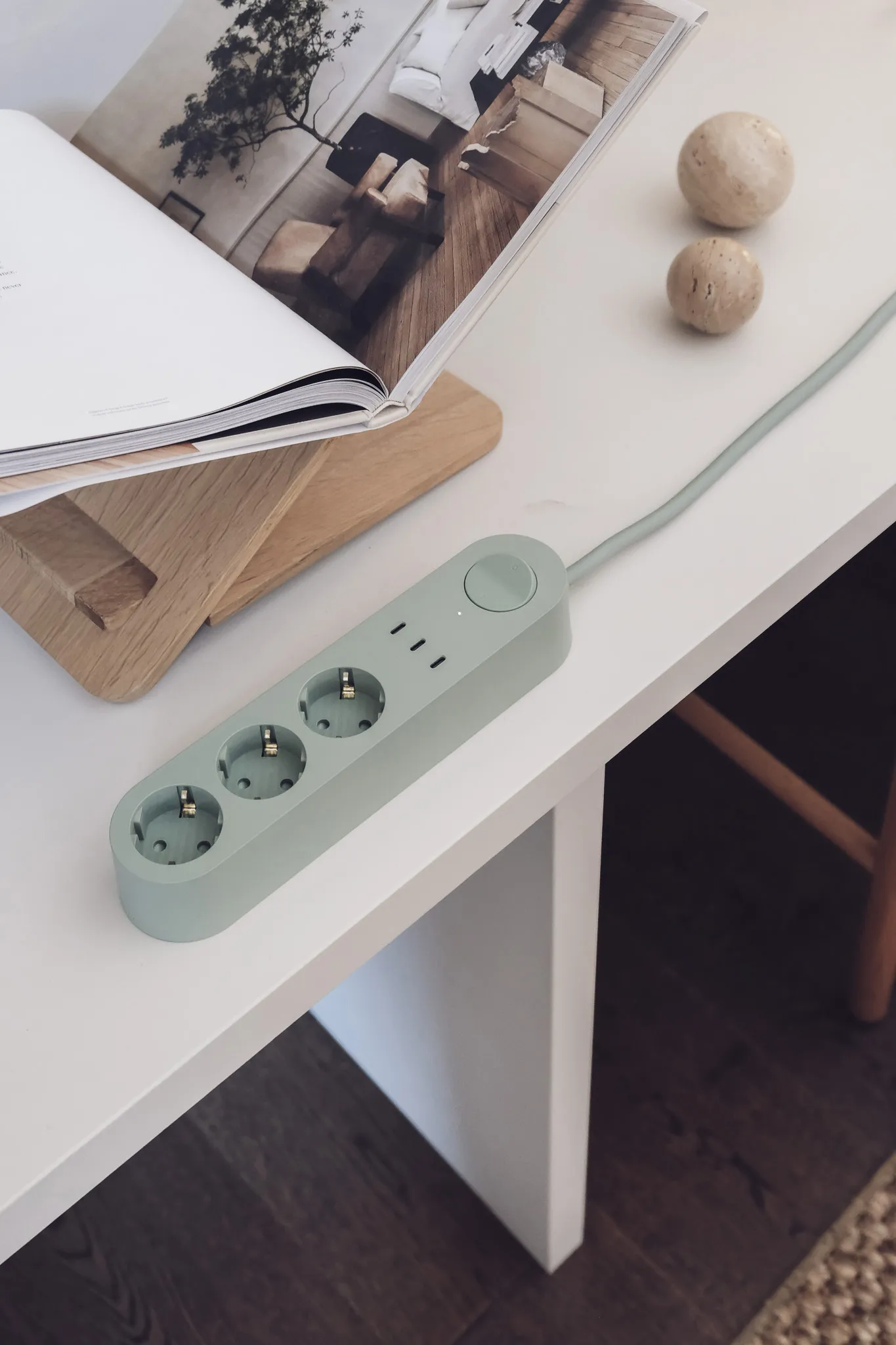 Alma Power Bar multipresa, Midsummer green Palette