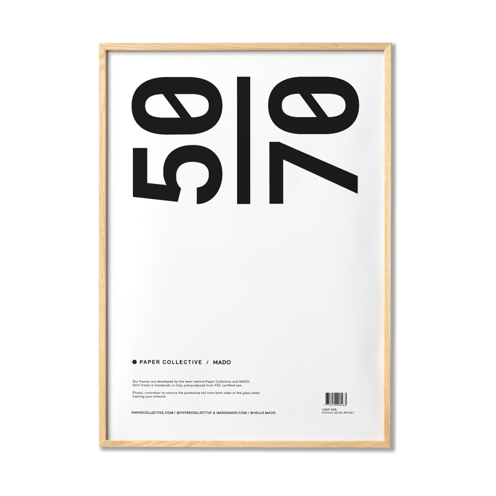 Cornice Paper Collective plexiglas-frassino - 50x70 cm - Paper Collective