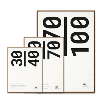 Cornice Paper Collective plexiglass-rovere scuro - 30x40 cm - Paper Collective