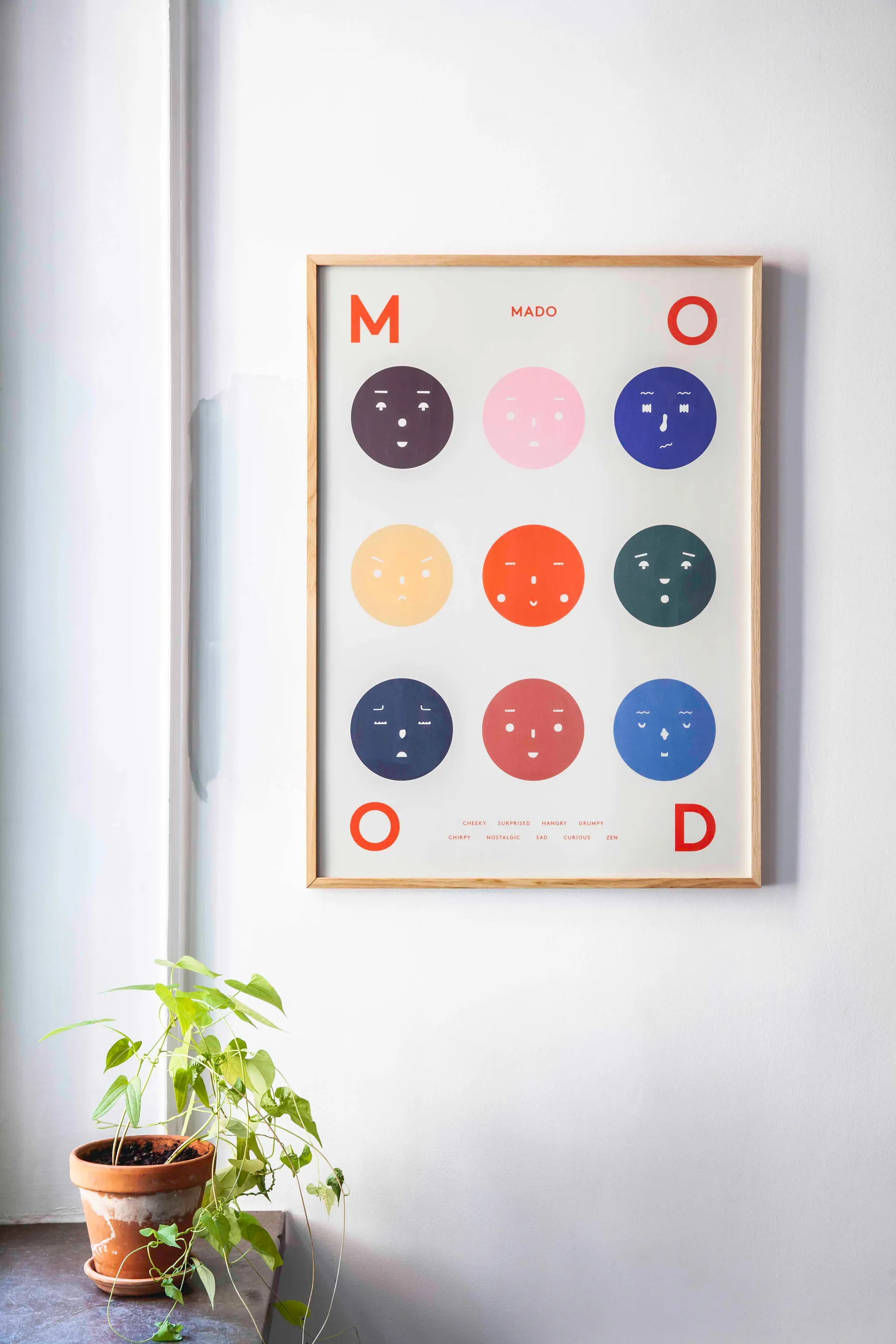 Poster 9 Moods, 70x100 cm Paper Collective