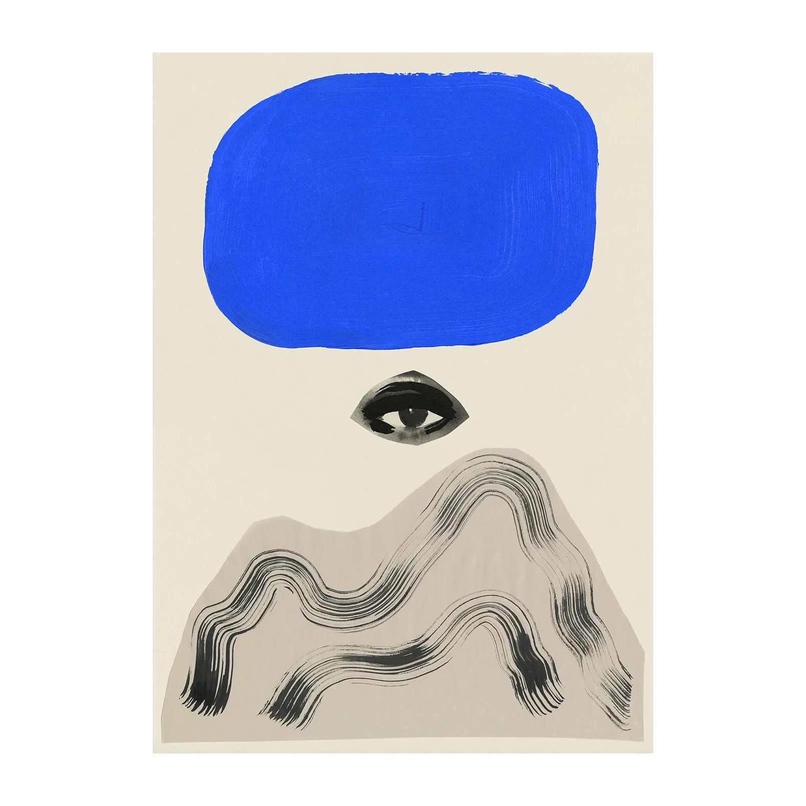 Poster Between Mountain & Sky, 50x70 cm Paper Collective