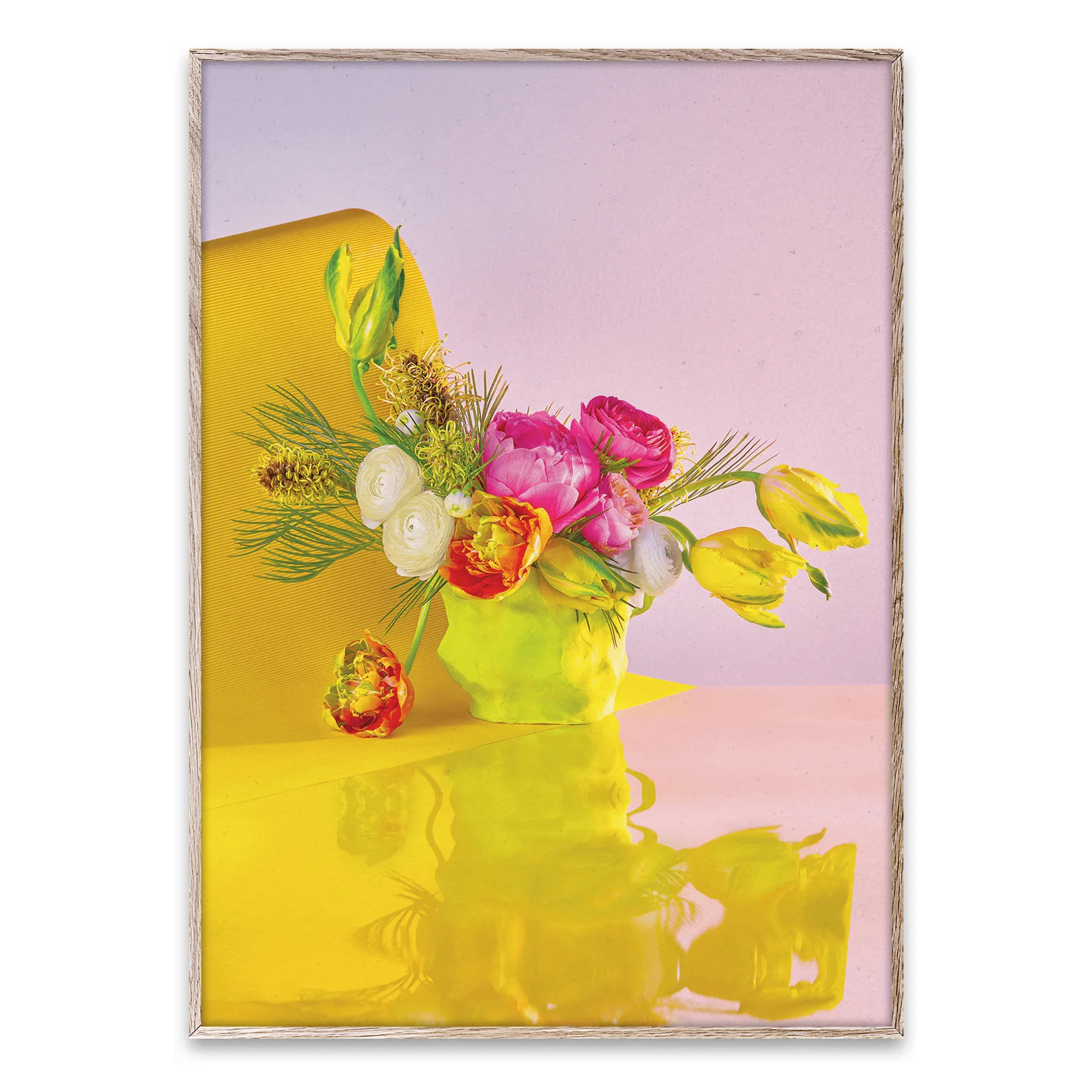 Poster Bloom 03 yellow , 50x70 cm Paper Collective