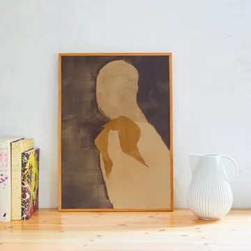 Poster Brown Scarf - 30x40 cm - Paper Collective
