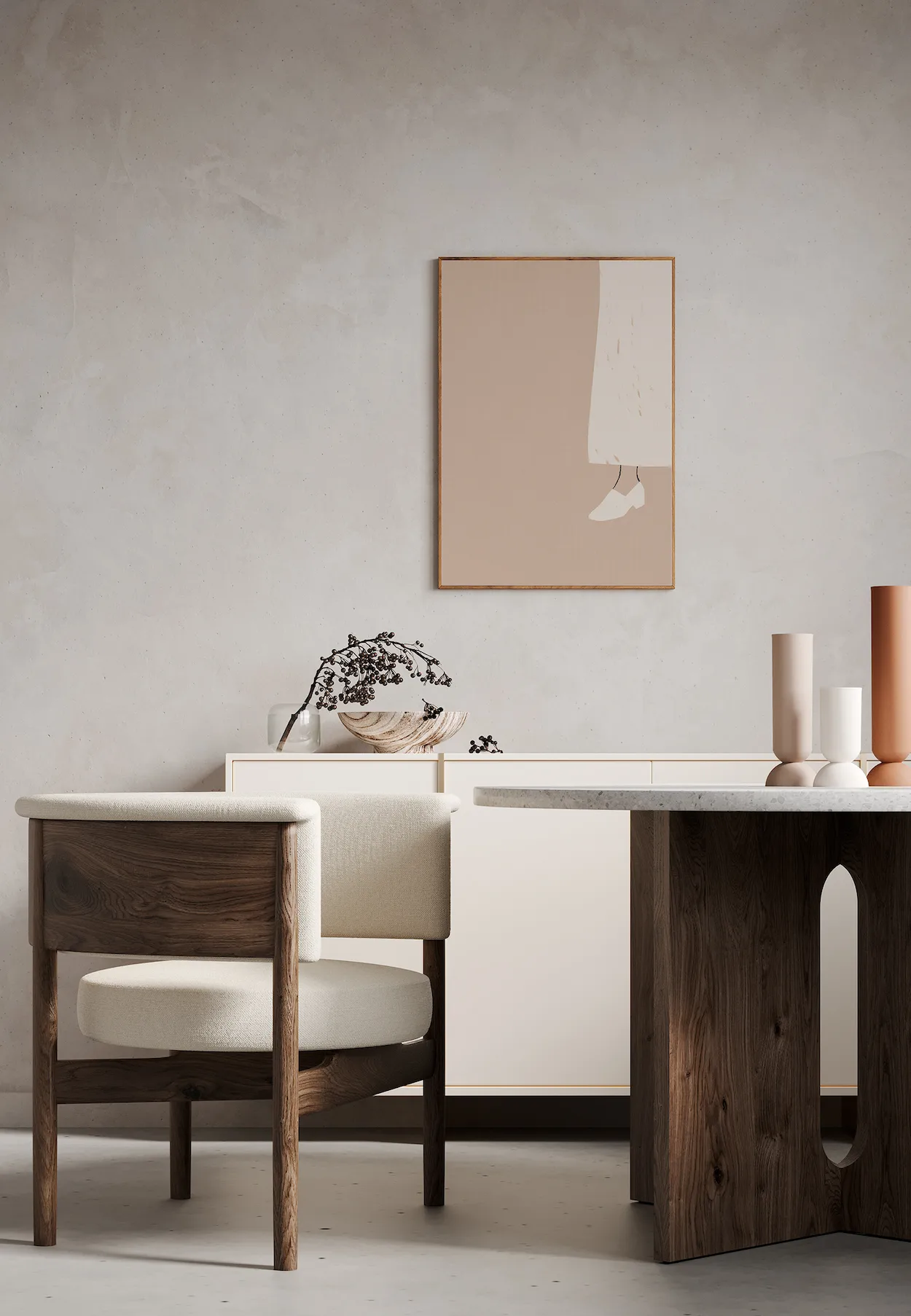 Poster Chic , 50x70 cm Paper Collective