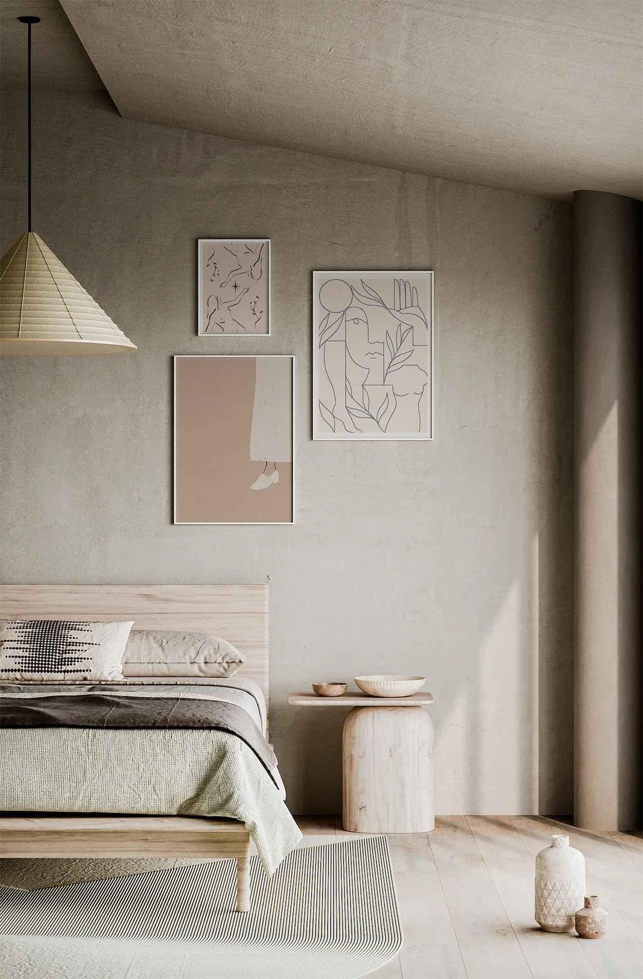 Poster Chic , 50x70 cm Paper Collective