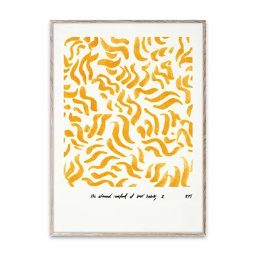 Poster Comfort - giallo - 30x40 cm - Paper Collective