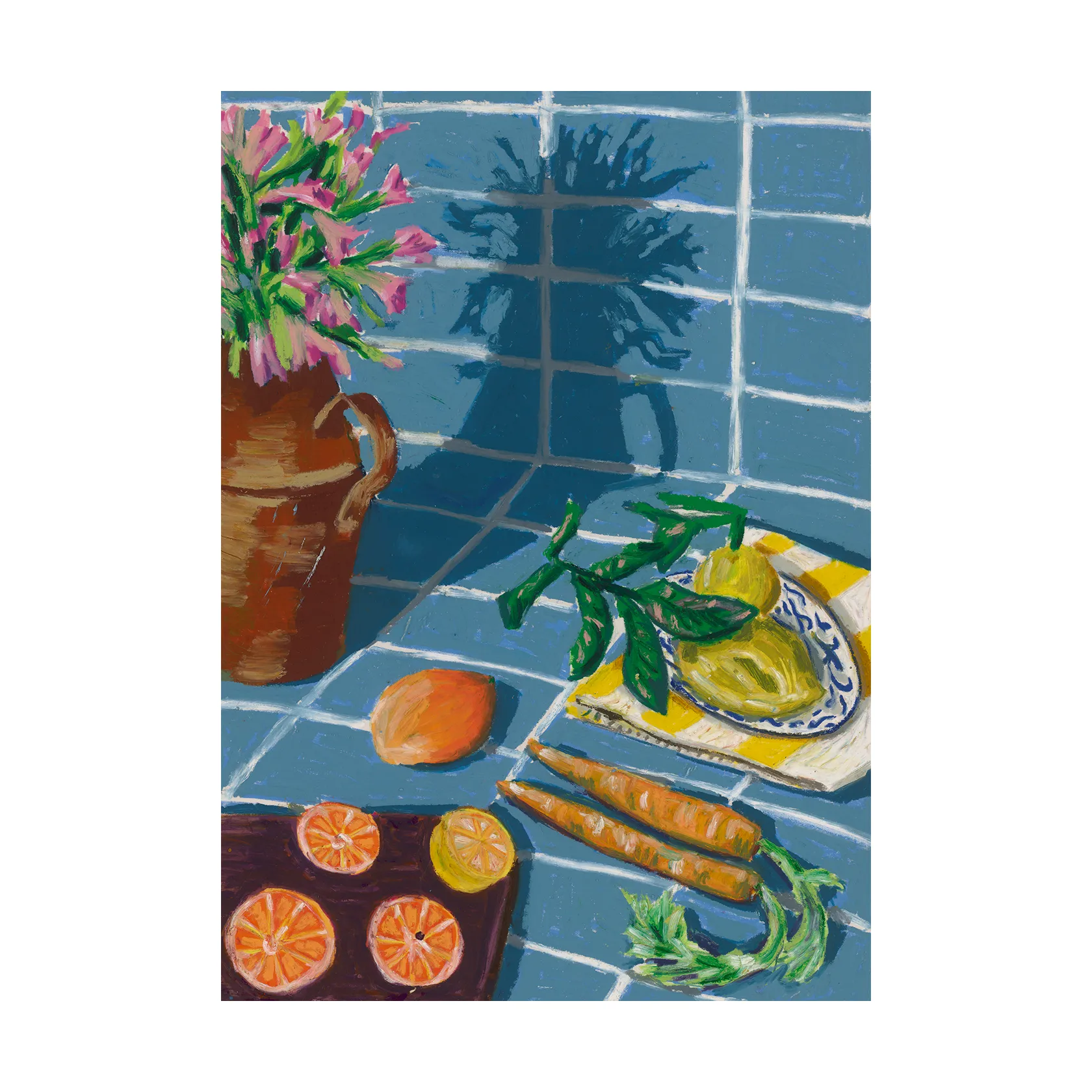 Poster Composition in Blue, 30x40 cm Paper Collective