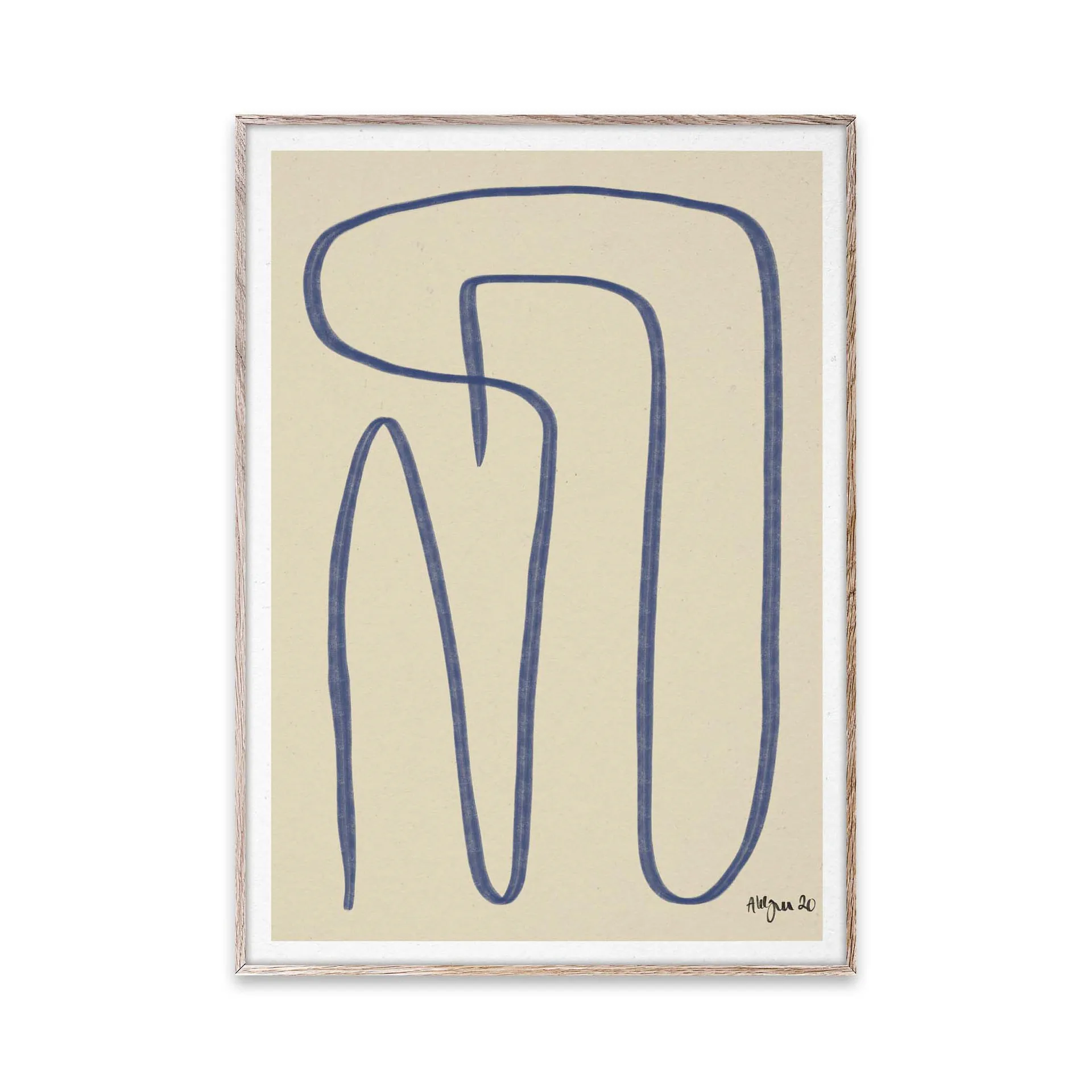Poster Different Ways blu, 30x40 cm Paper Collective