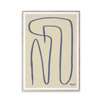 Poster Different Ways blu - 30x40 cm - Paper Collective