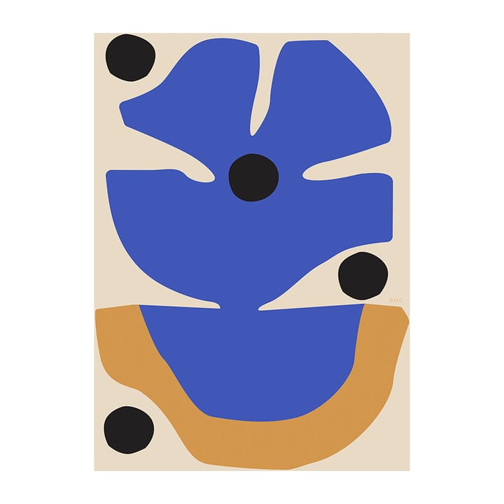 Poster Flor Azul  - 50x70 cm - Paper Collective