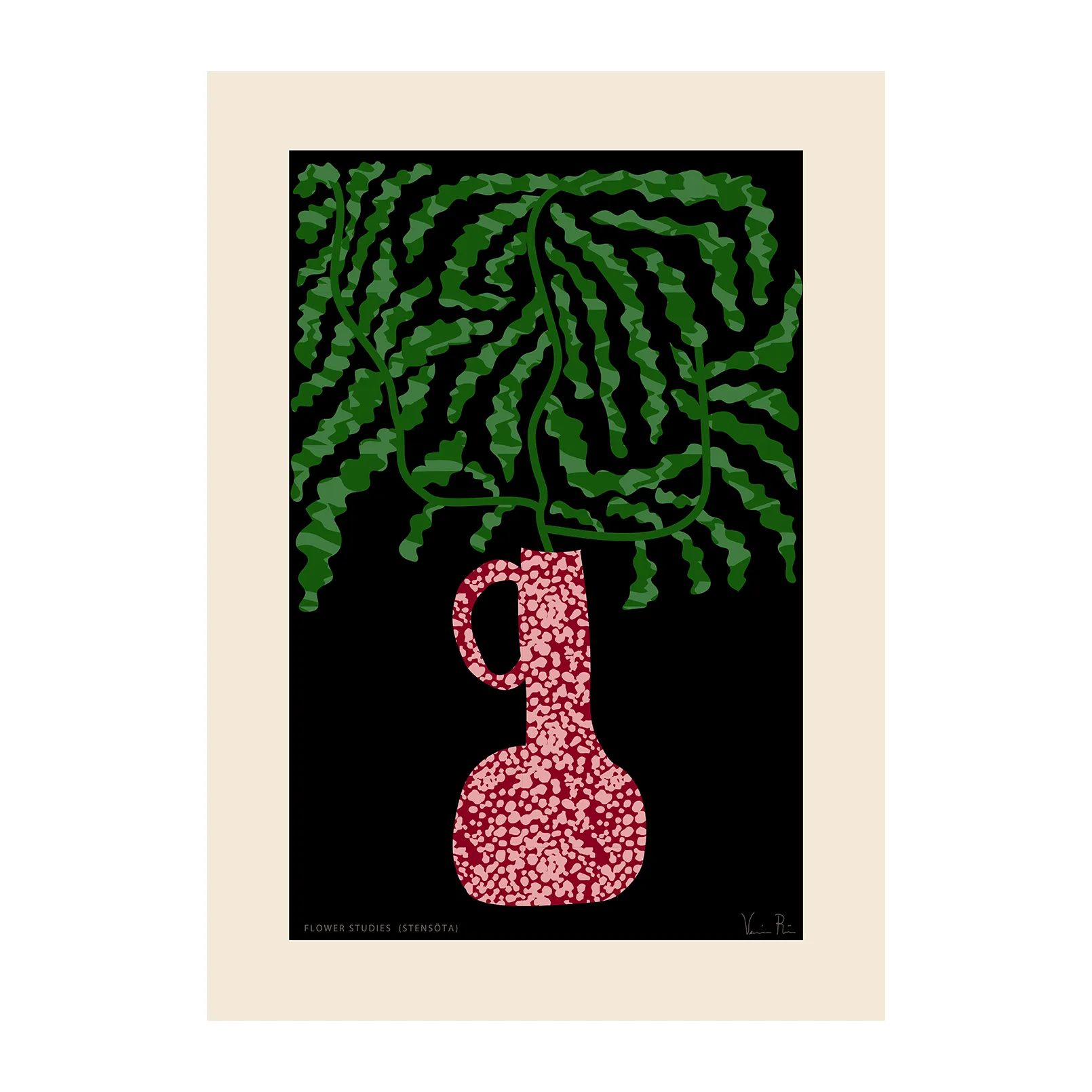 Poster Flower Studies 03 (Stensöta), 30x40 cm Paper Collective
