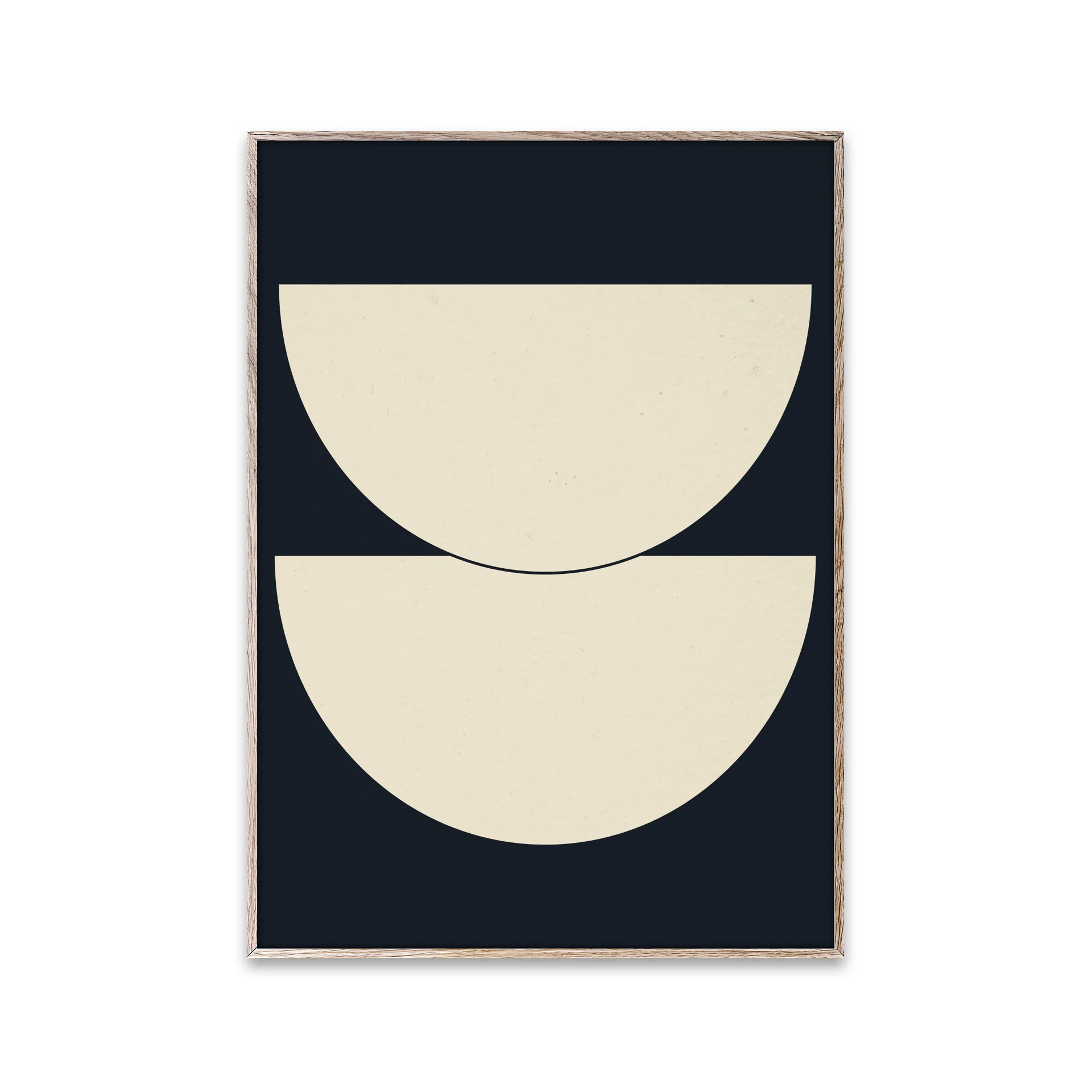 Poster Half Circles I blu, 30x40 cm Paper Collective