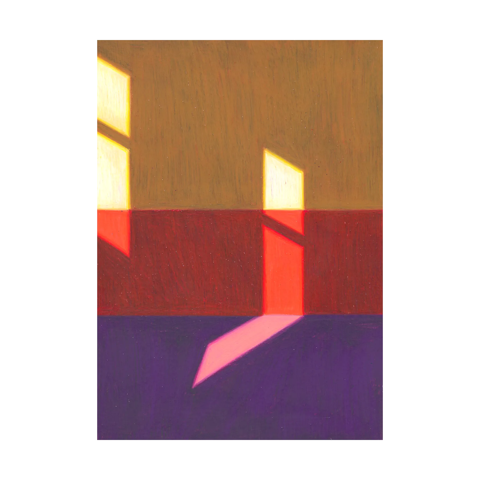 Poster Les Vacances 02 , 50x70 cm Paper Collective