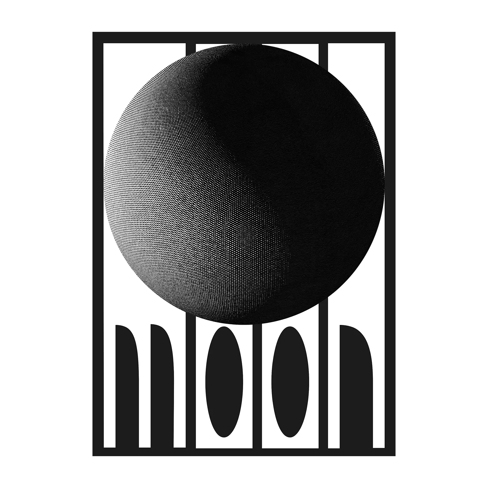 Poster Moon, 30x40 cm Paper Collective