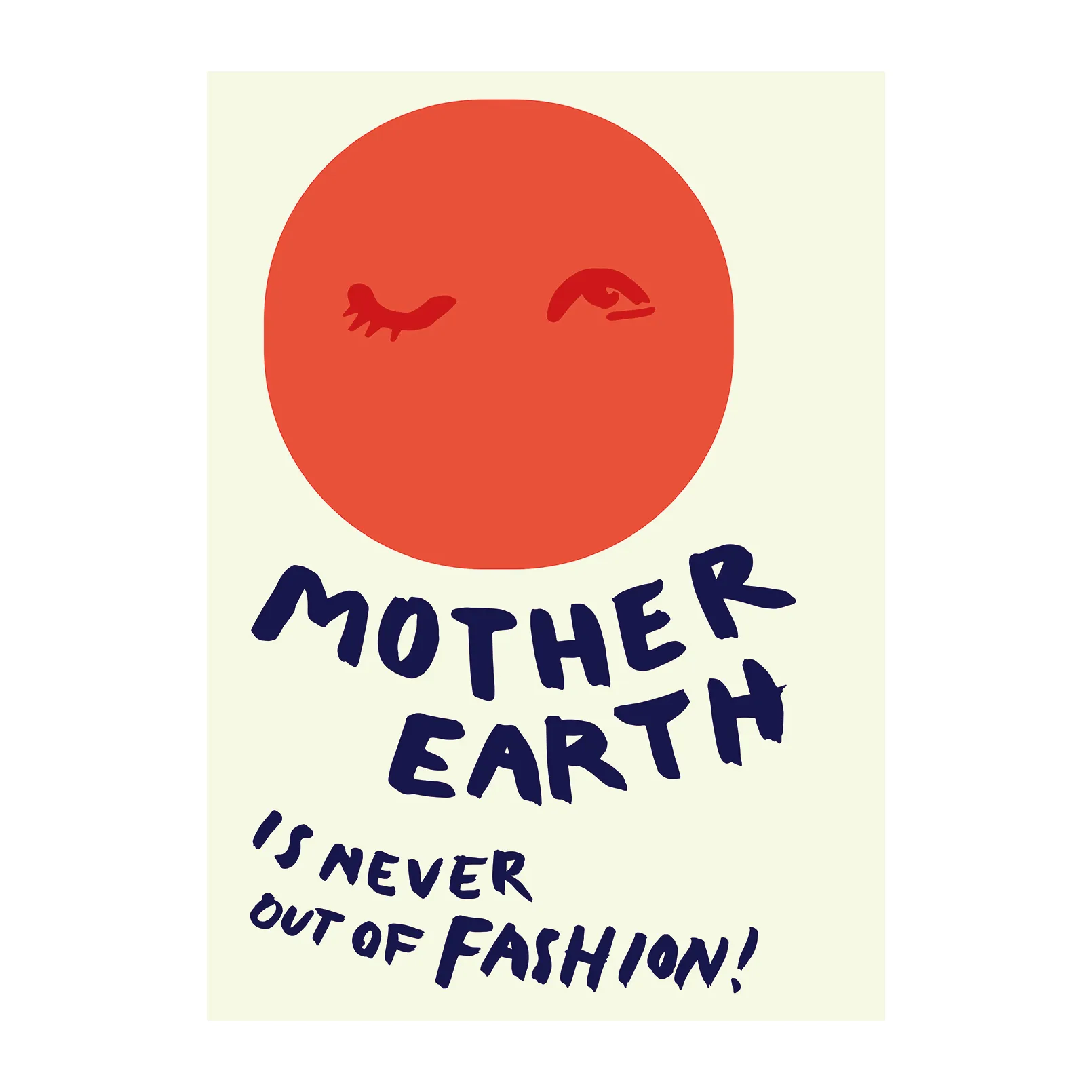 Poster Mother Earth , 30x40 cm Paper Collective