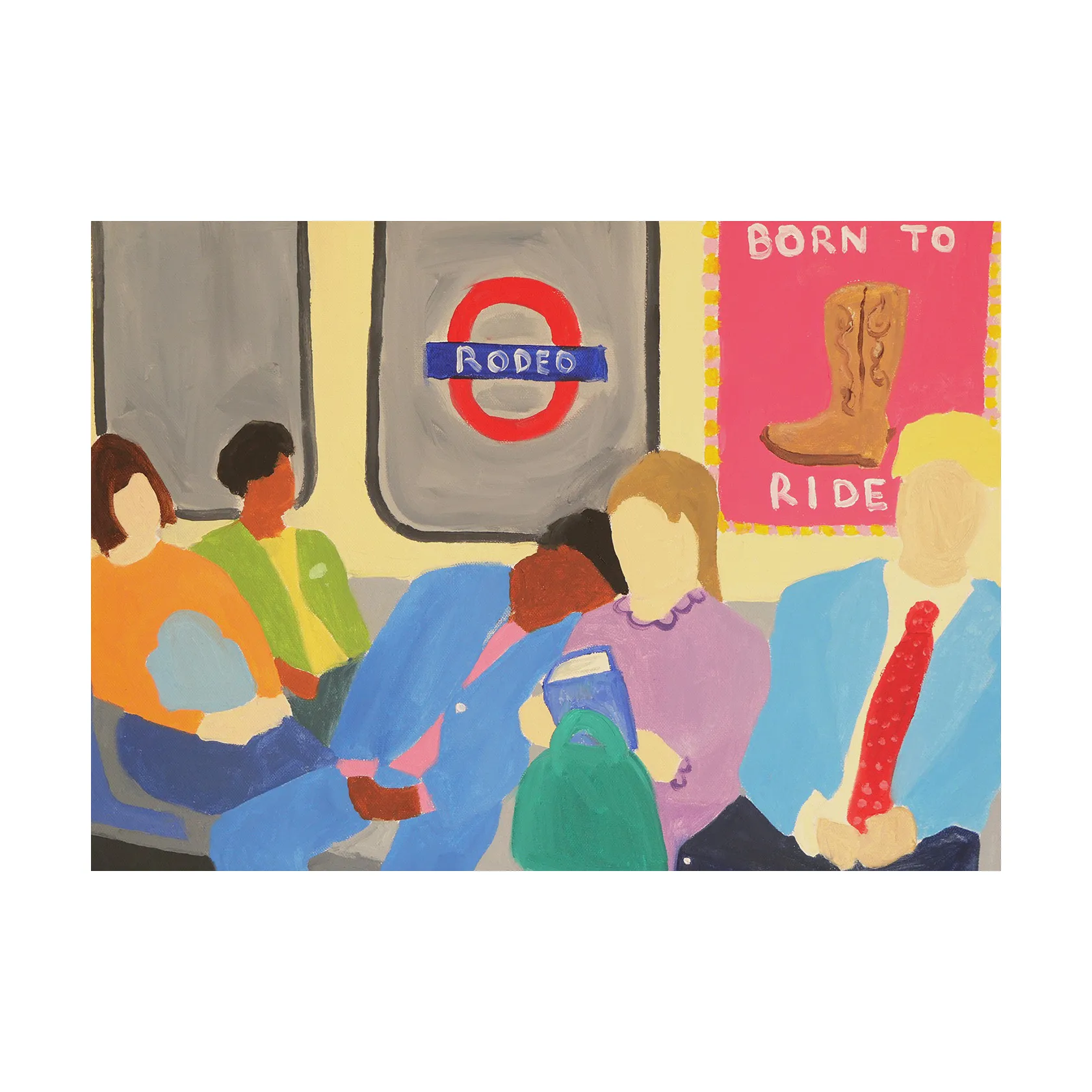 Poster Nato per cavalcare, 30x40 cm Paper Collective