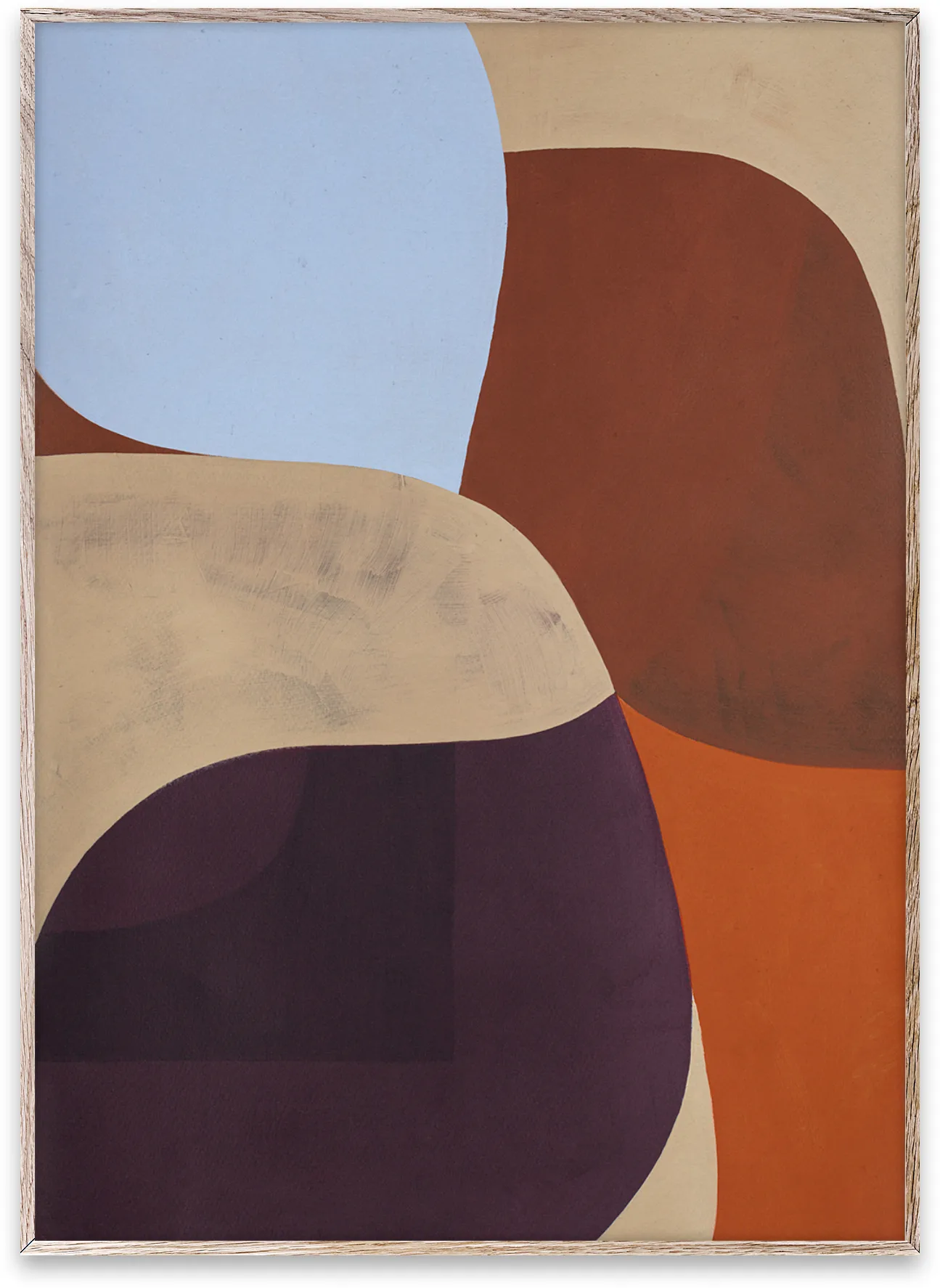 Poster Painted Shapes 02, 30x40 cm Paper Collective
