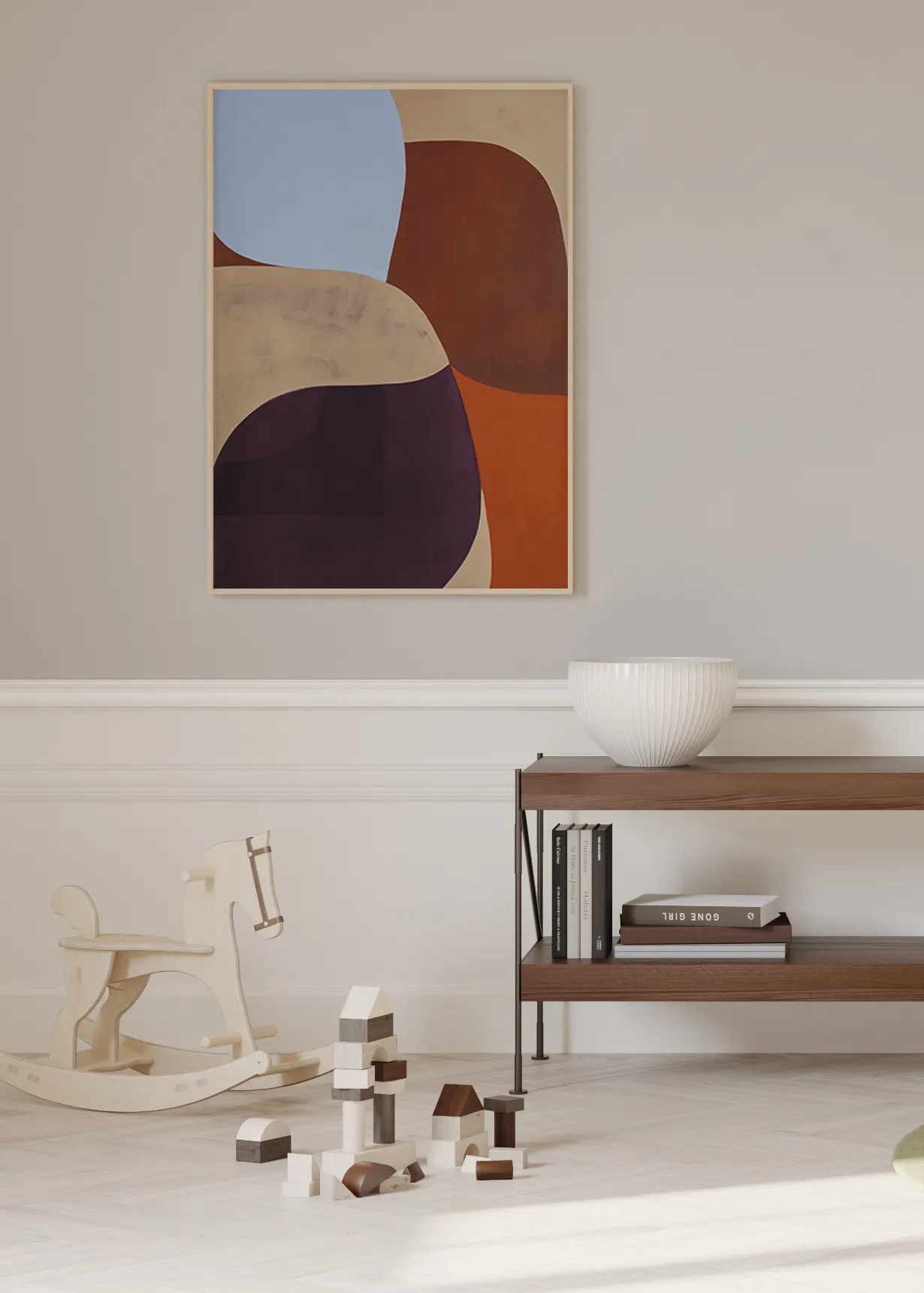 Poster Painted Shapes 02, 30x40 cm Paper Collective