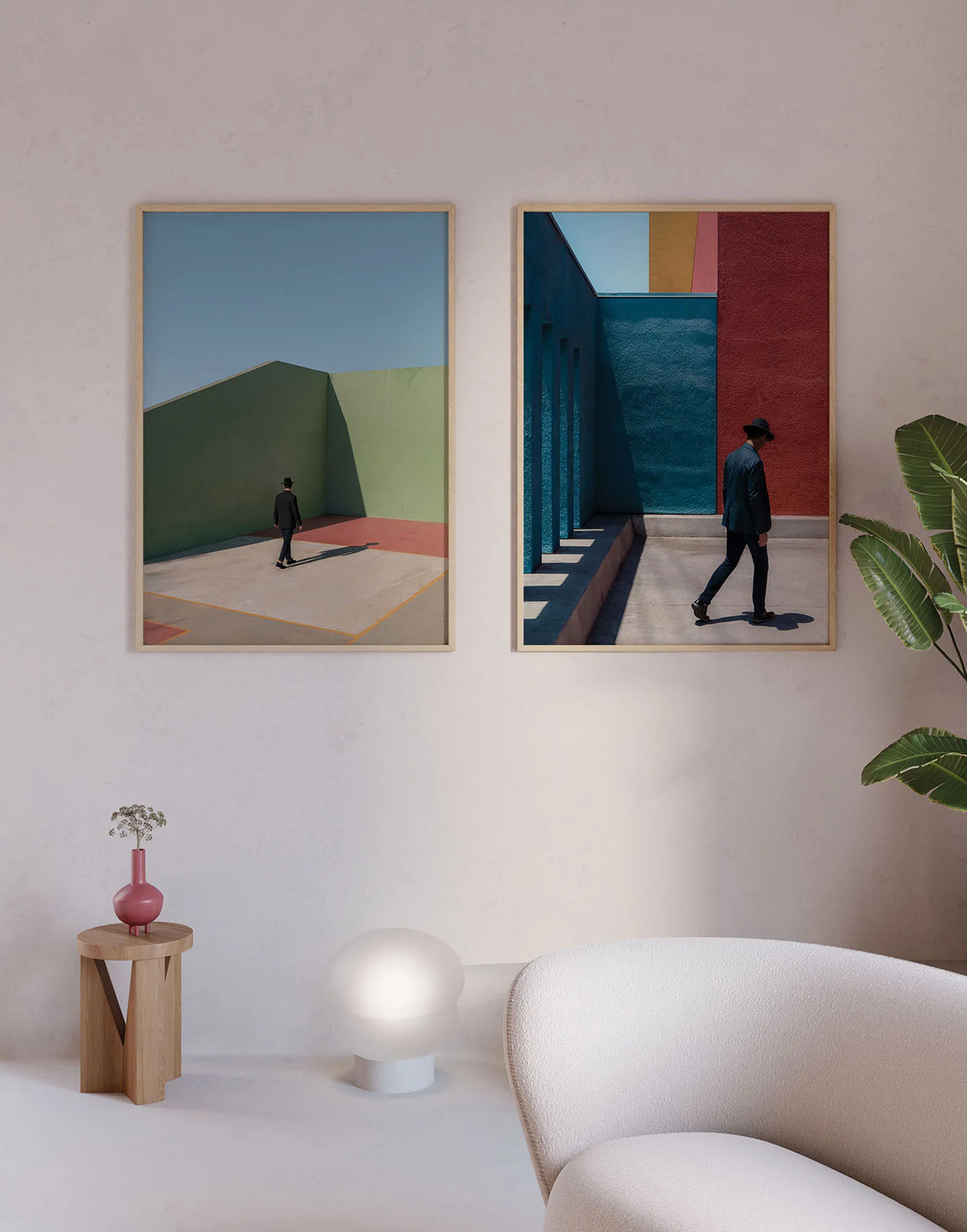 Poster Primary Spaces, 50x70 cm Paper Collective