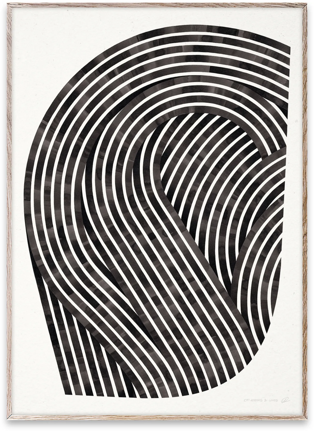 Poster Quantum Fields 01, 30x40 cm Paper Collective