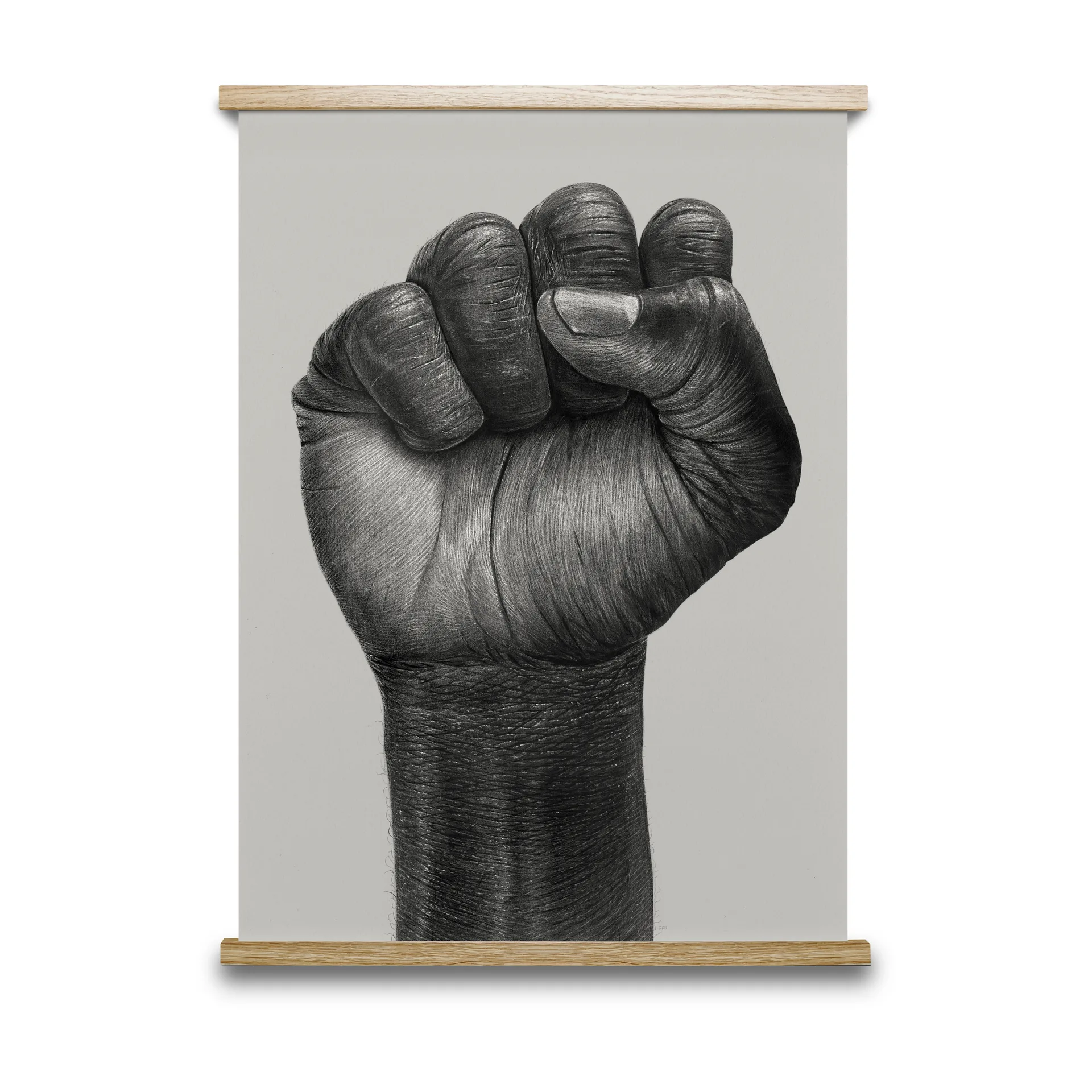 Poster Raised Fist , 30x40 cm Paper Collective