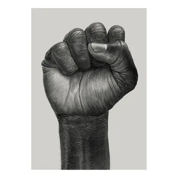 Poster Raised Fist  - 30x40 cm - Paper Collective