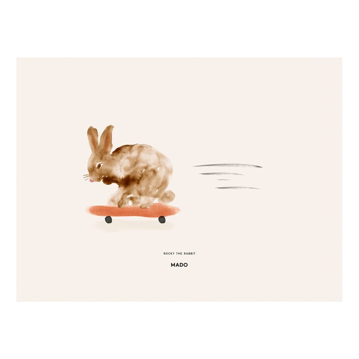 Poster Rocky the Rabbit - 30x40 cm - Paper Collective