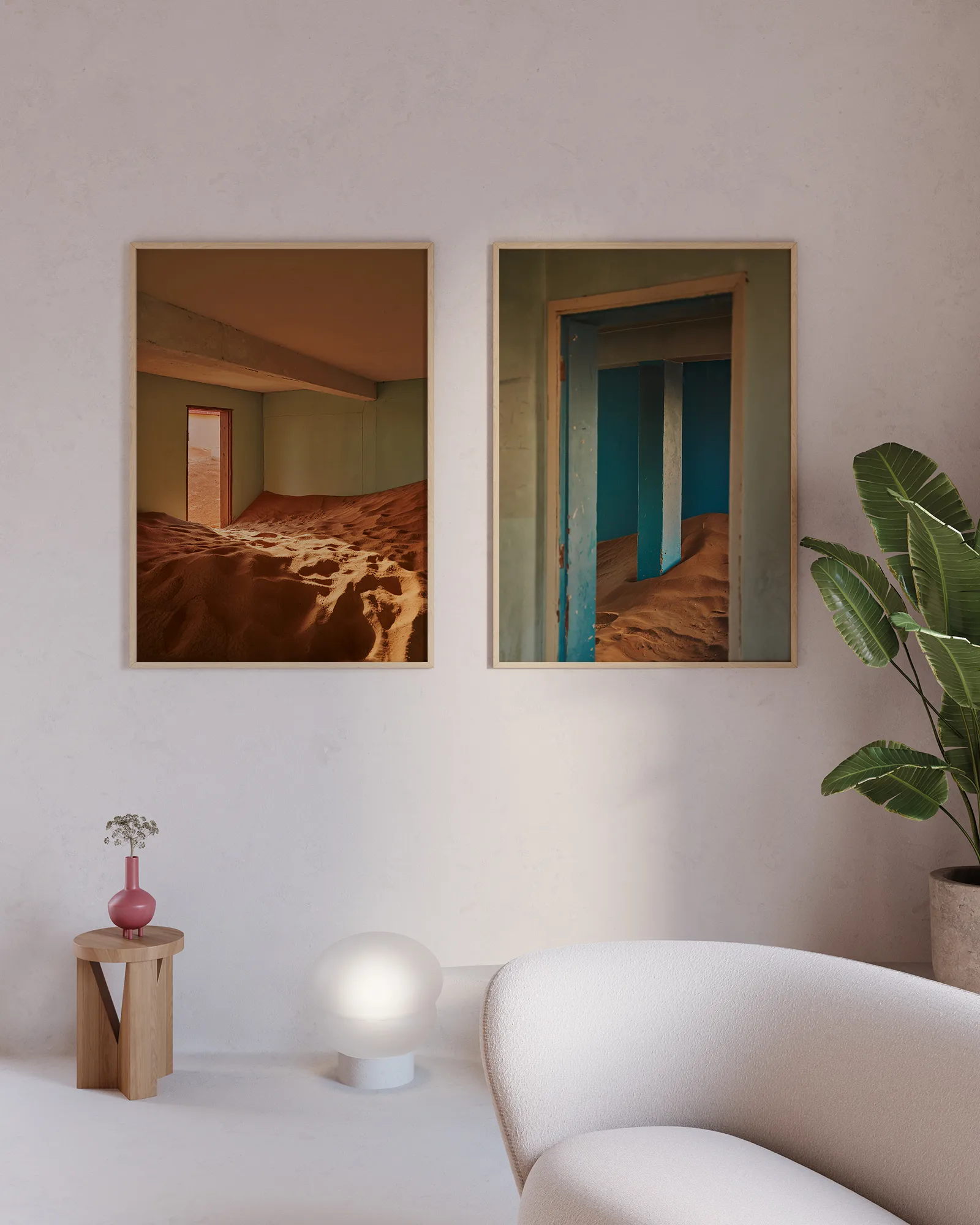 Poster Sand Village I , 50x70 cm Paper Collective