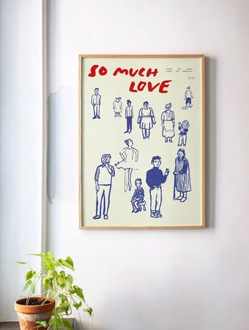 Poster So Much Love  - 50x70 cm - Paper Collective