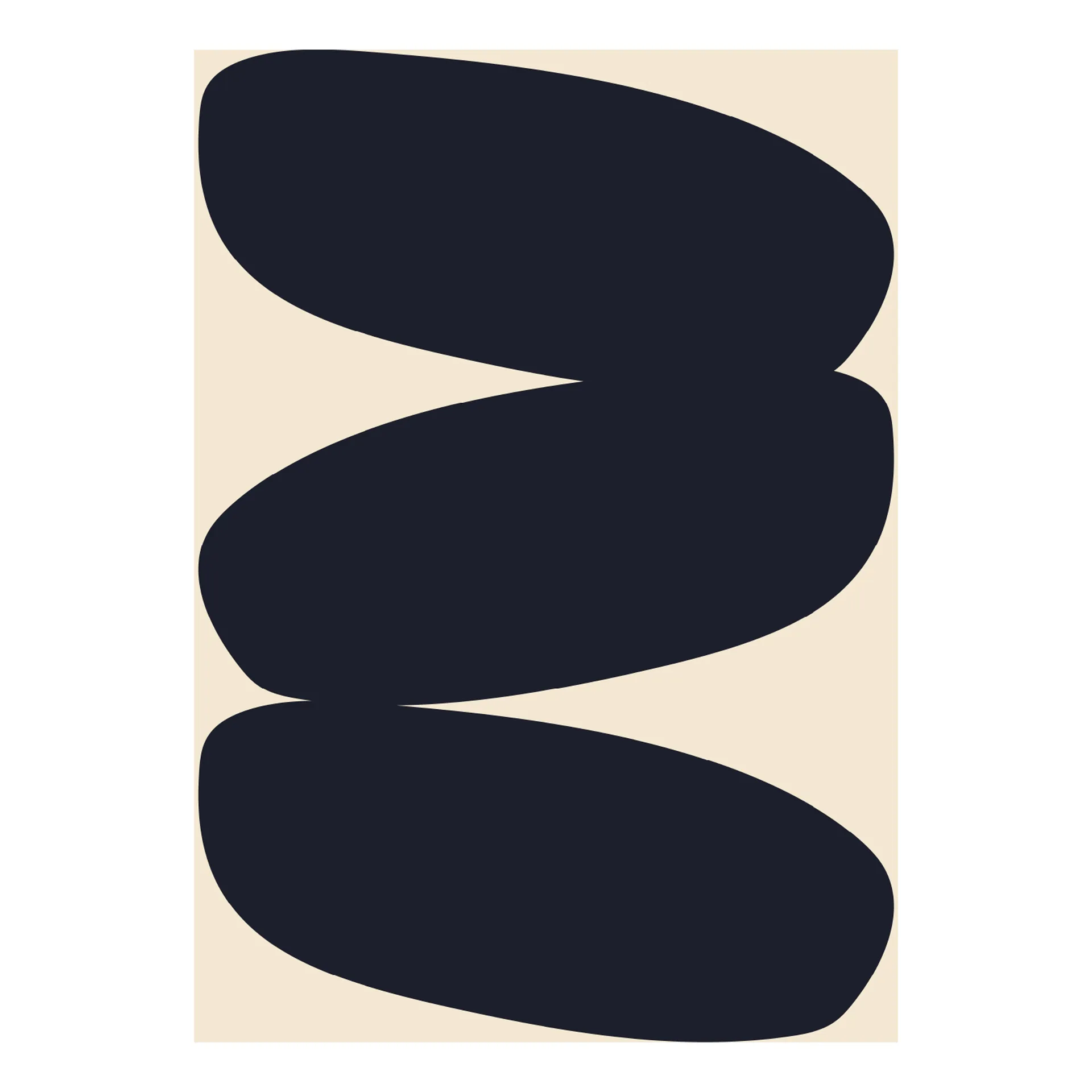 Poster Solid Shapes 01 , 50x70 cm Paper Collective