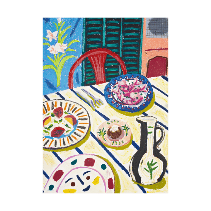 Poster Tapas Dinner, 30x40 cm Paper Collective