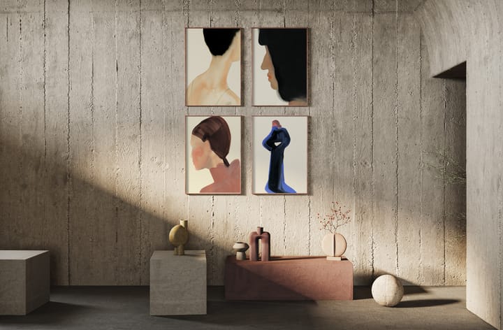 Poster The Black Hair , 50x70 cm Paper Collective