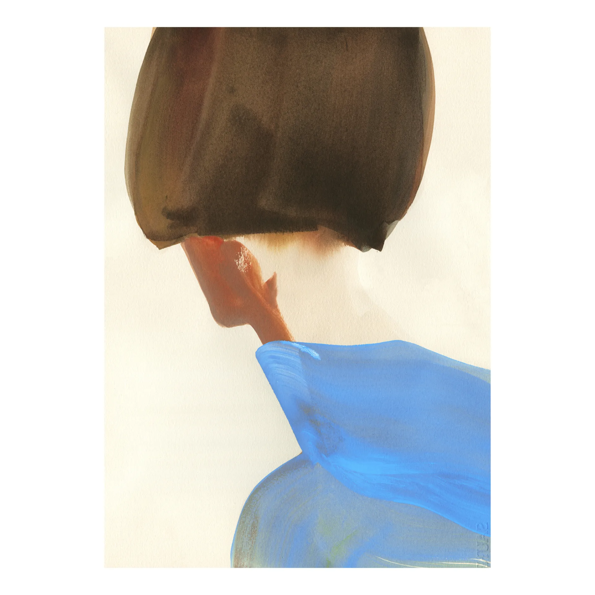 Poster The Blue Cape , 50x70 cm Paper Collective