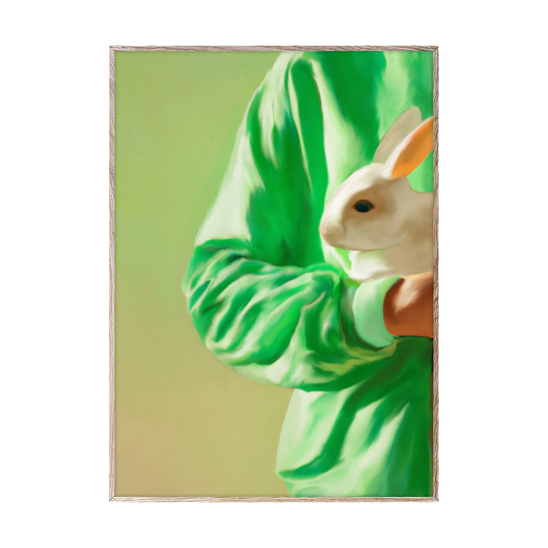 Poster White Rabbit, 30x40 cm Paper Collective