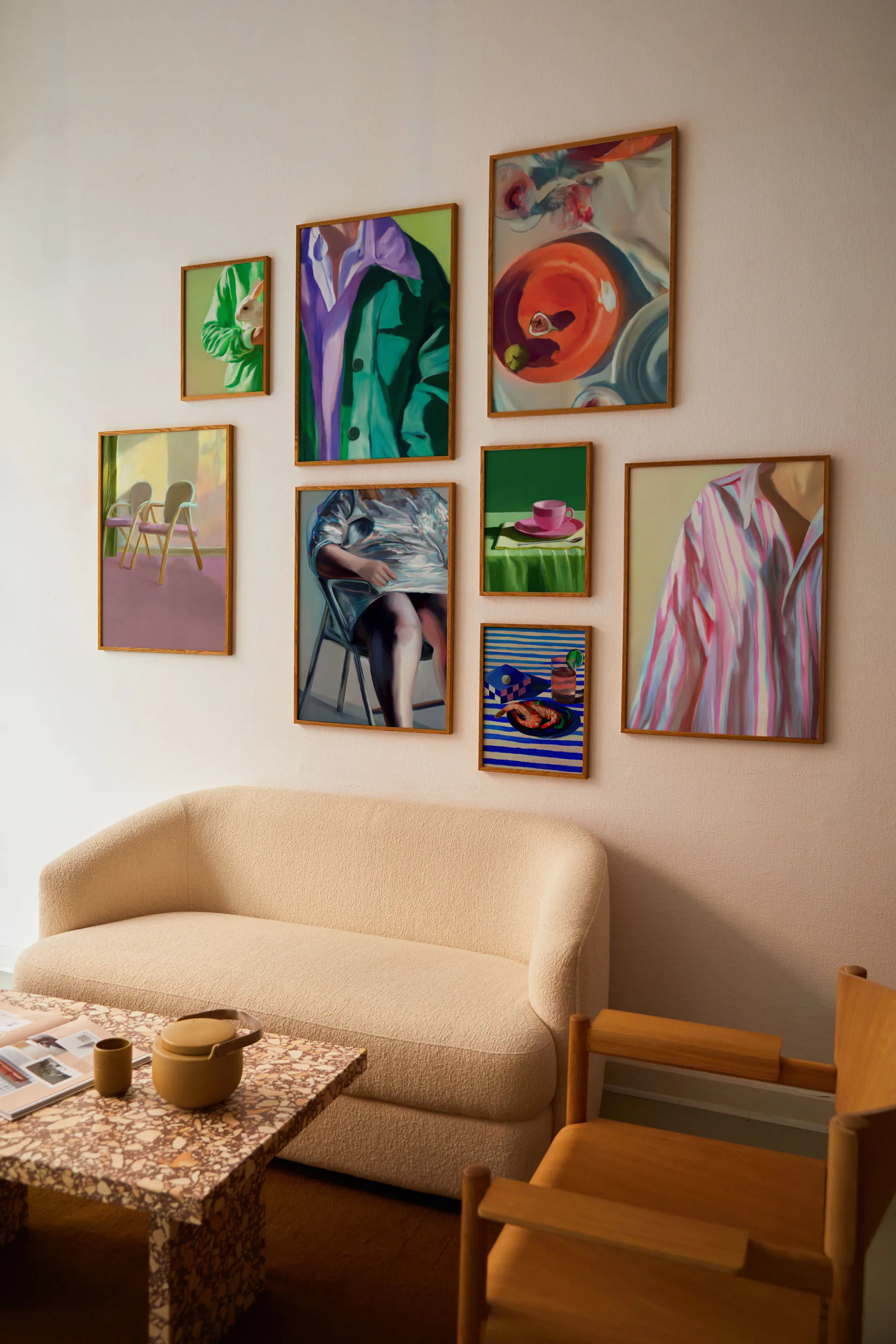 Poster White Rabbit, 30x40 cm Paper Collective