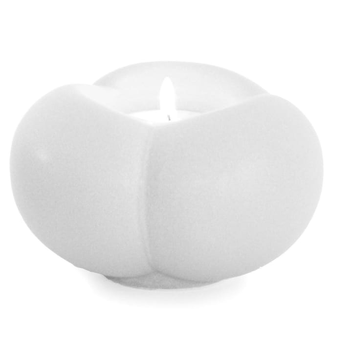 Portacandela votiva Fröhus rotondo bianco - bianco - Paradisverkstaden