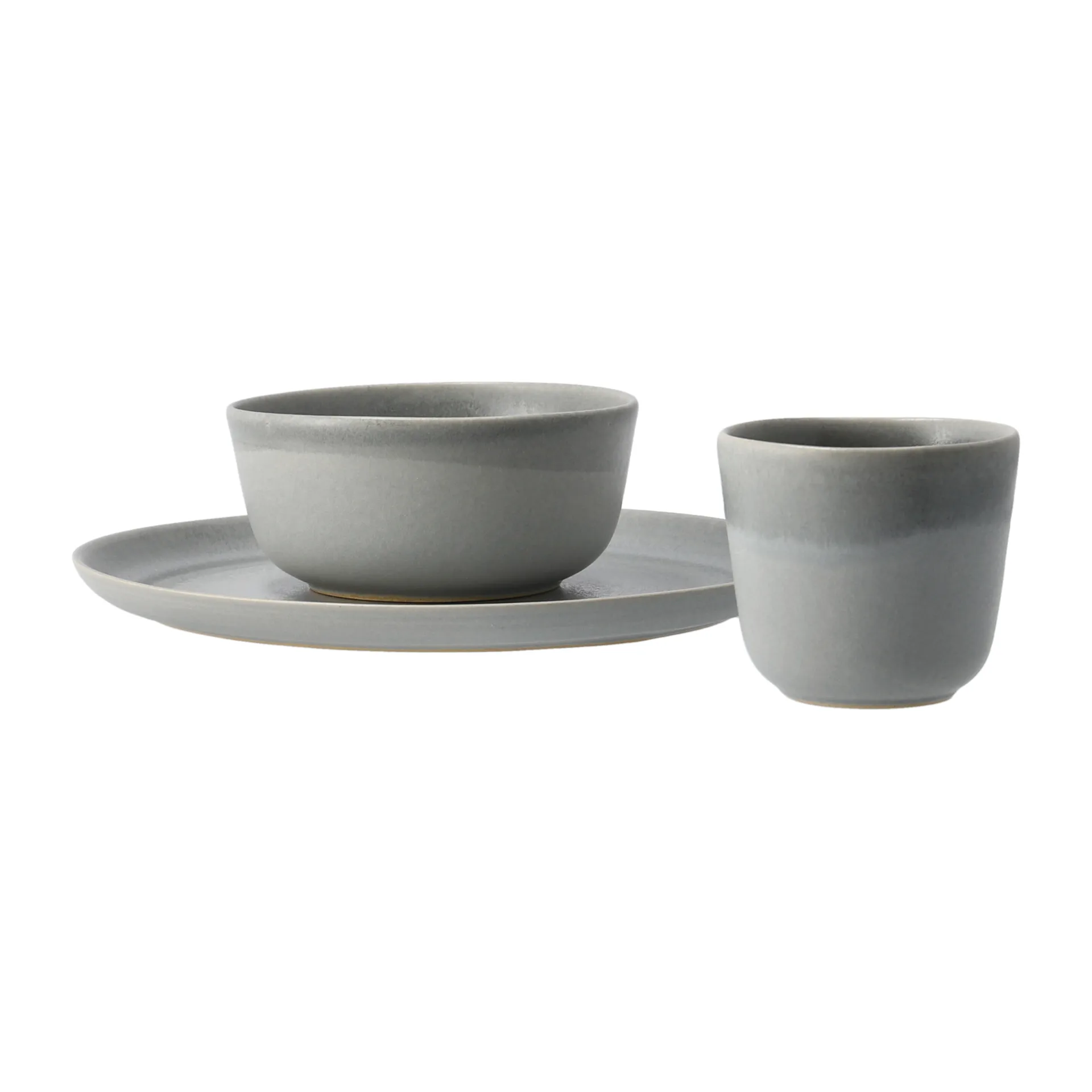 Set da colazione Morgon Grå, 3 pezzi, Grigio Paradisverkstaden
