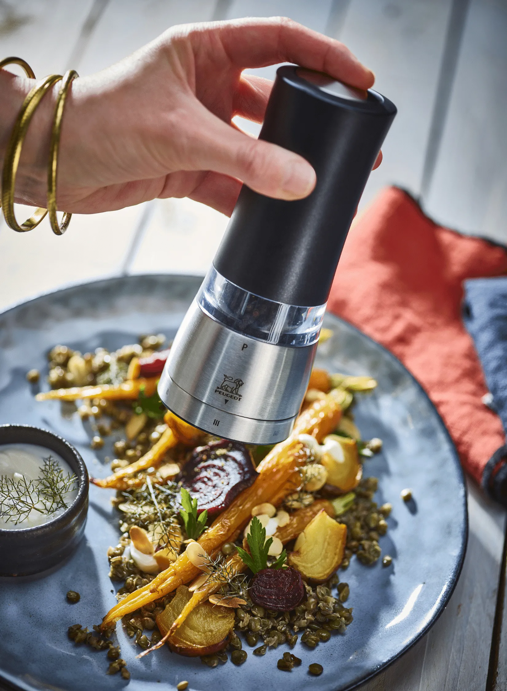 Macinapepe elettrico Daman 16 cm, Nero Peugeot