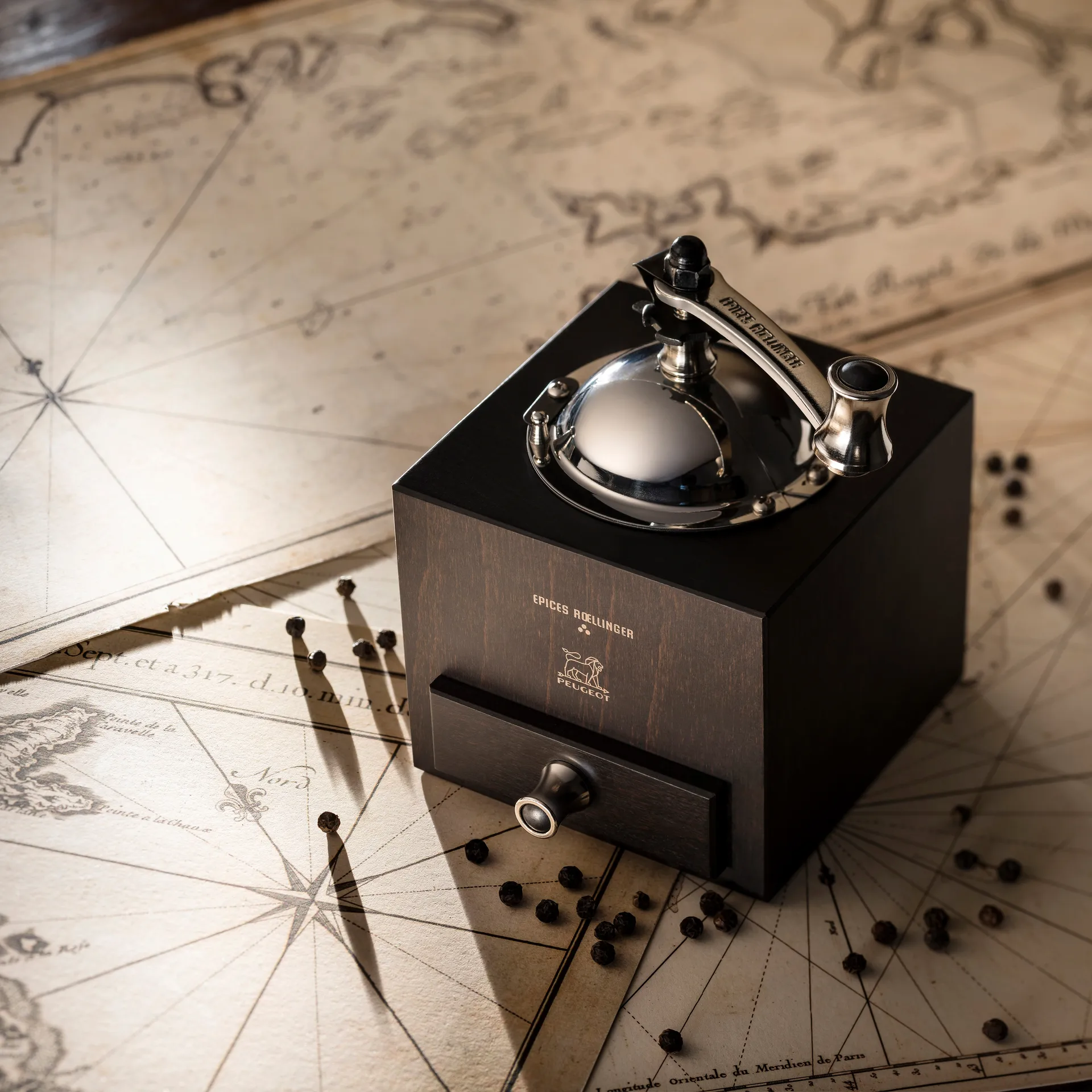 Macinapepe manuale Roellinger, chocolate Peugeot