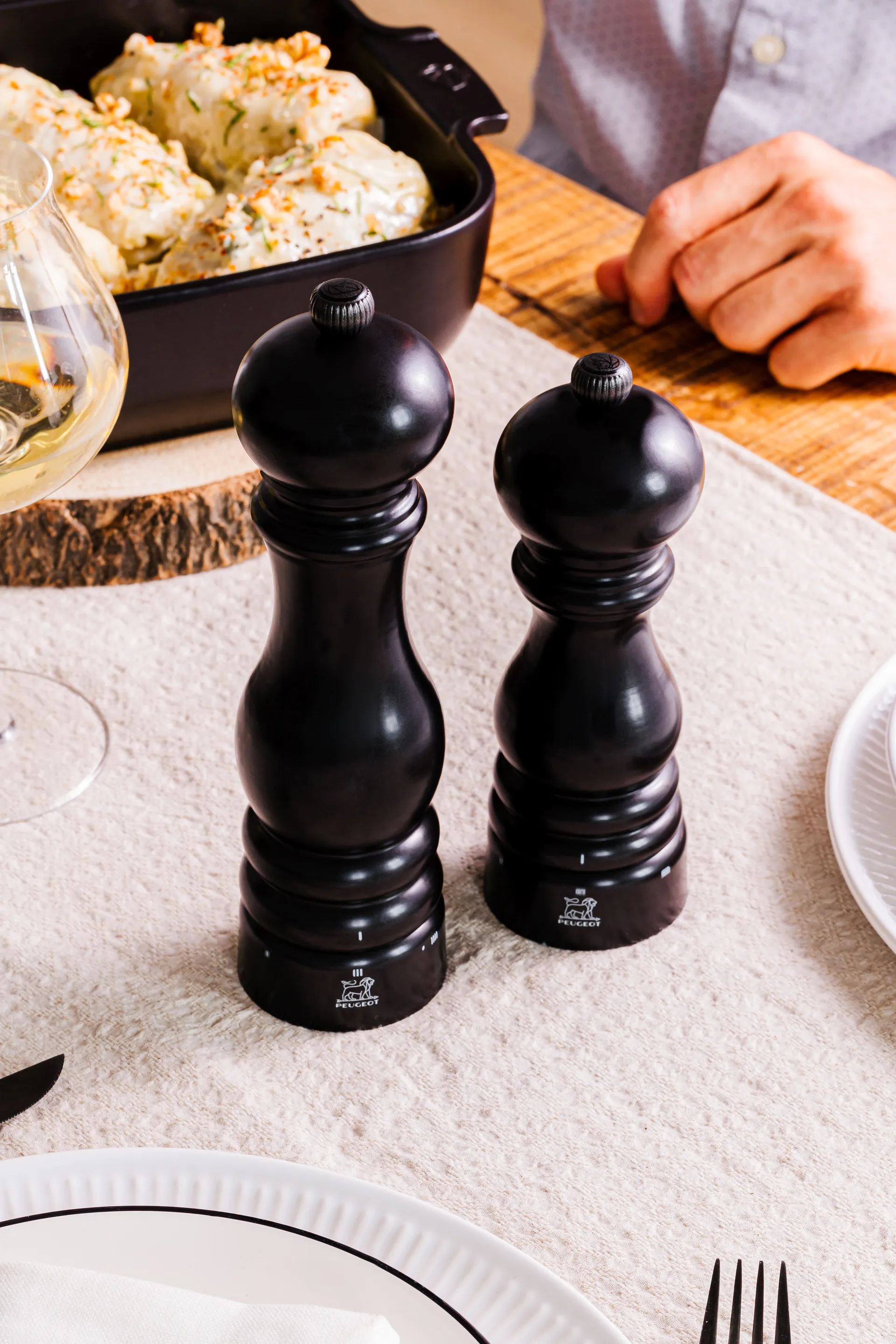 Macinapepe Paris u'Select 12 cm, Satin black Peugeot