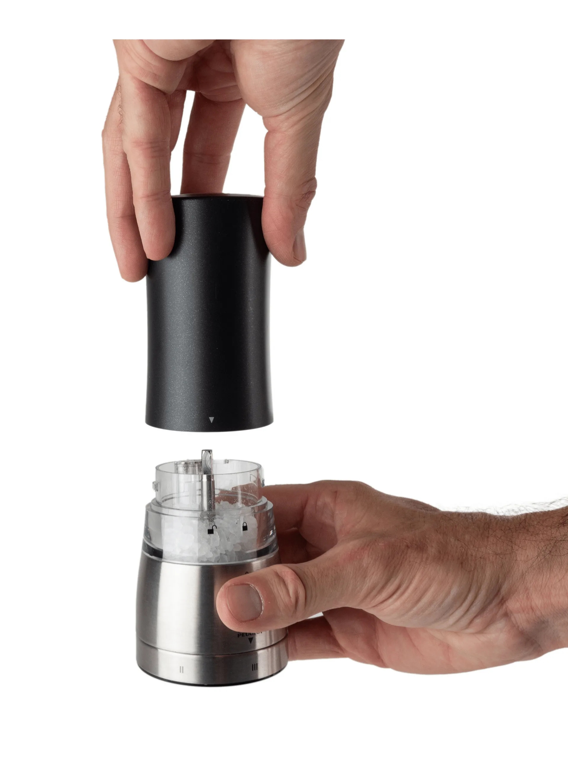 Macinino elettrico per sale Daman 16 cm, Nero Peugeot