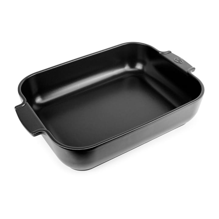 Piatto in ceramica Appolia 40x27 cm - Satin black - Peugeot