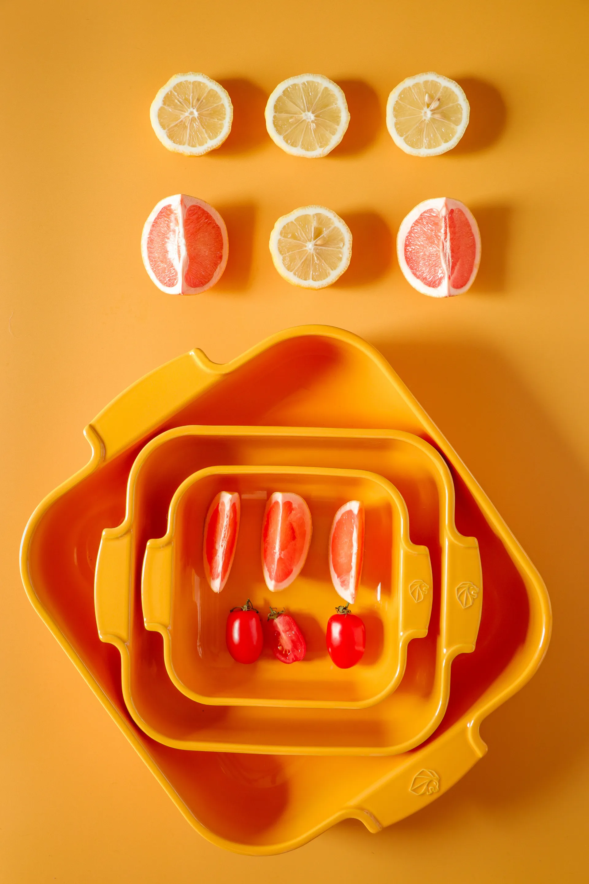 Pirofila in ceramica Appolia 29,5x36 cm, Giallo zafferano Peugeot