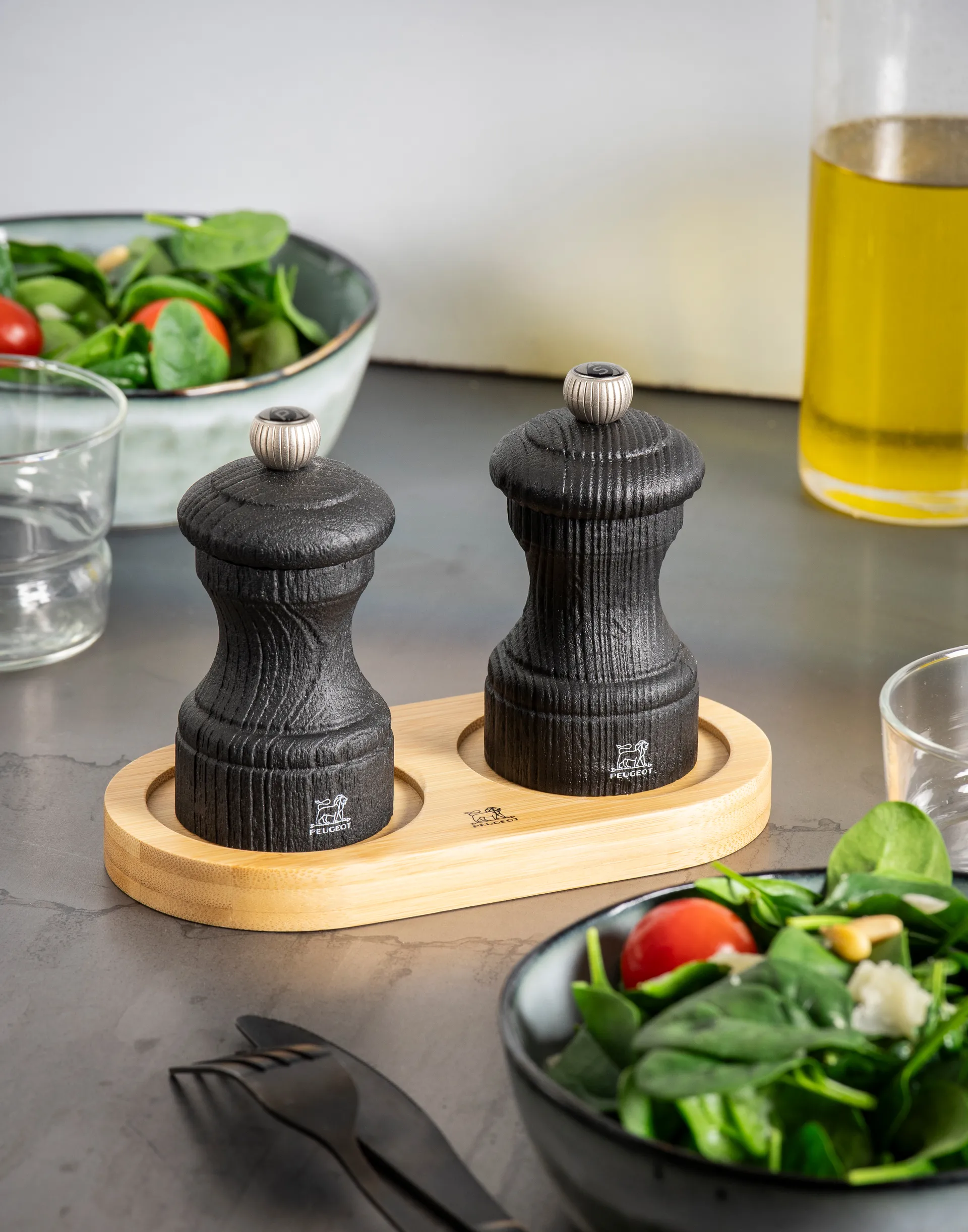 Portaspezie Linea senza manico, Naturale Peugeot