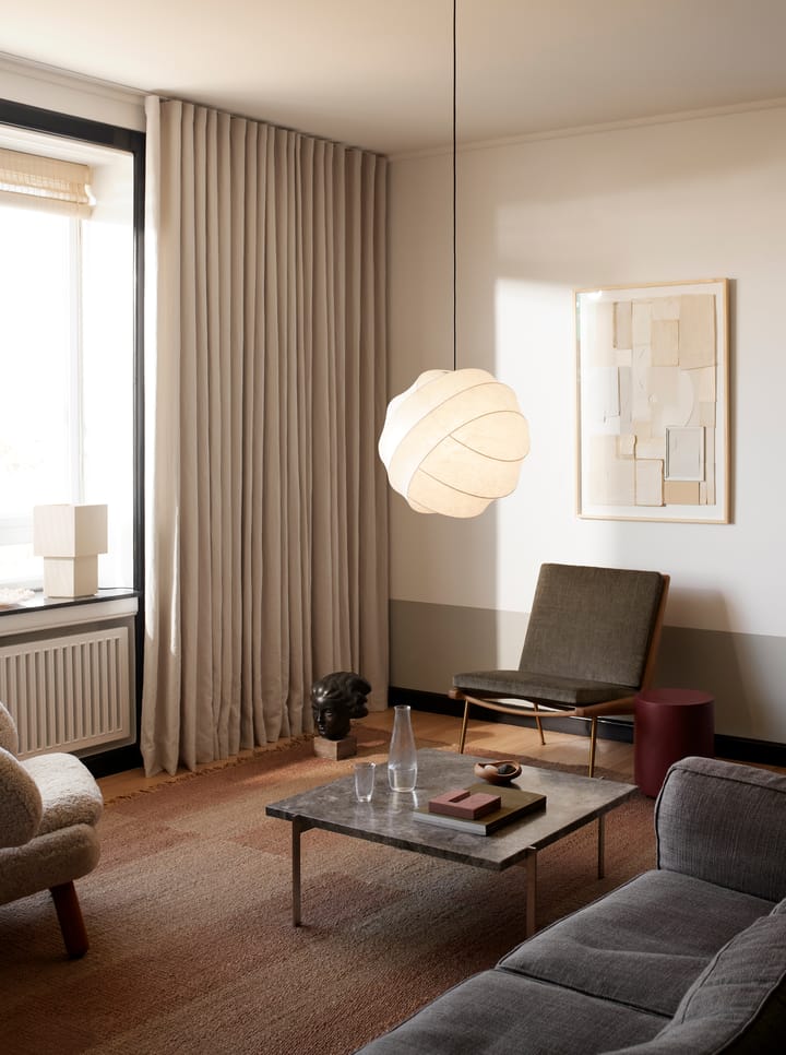 Lampada a sospensione Turner 65, Bianco Pholc