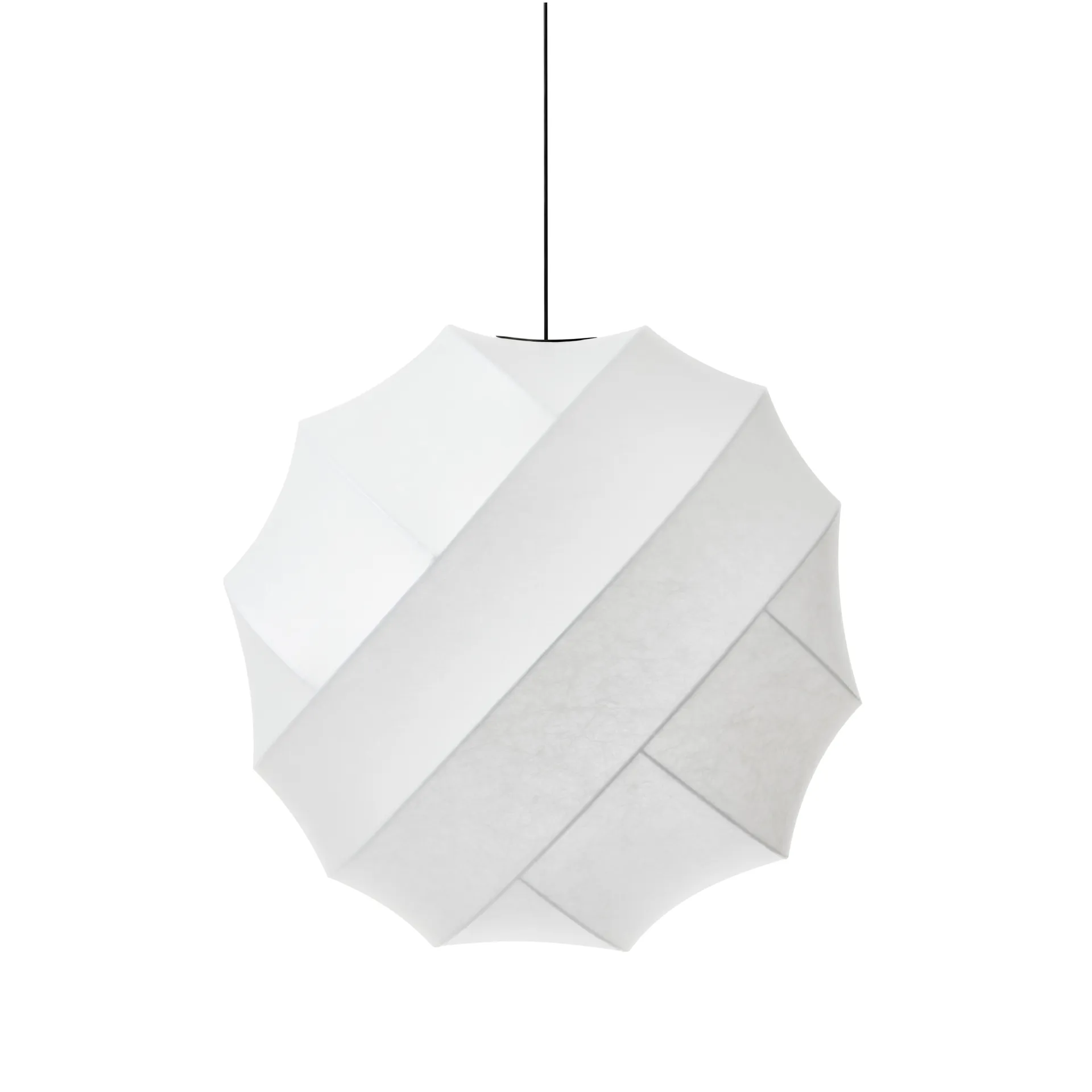 Lampada a sospensione Turner 65, Bianco Pholc