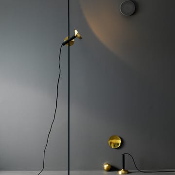Lampada da pavimento Blend 150 - bianco/ottone, LED - Pholc